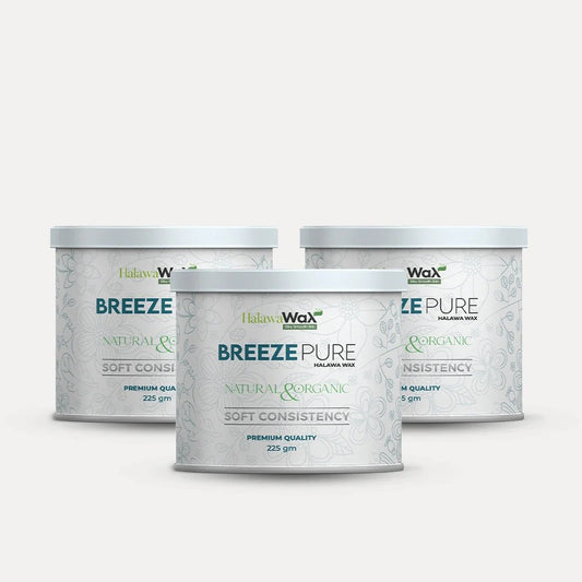 Breeze Pure Halawa Wax Pack of 3