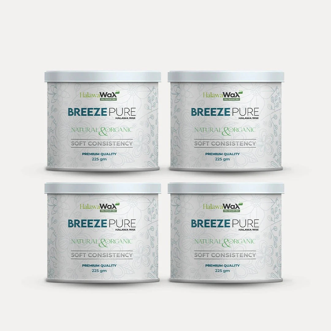 Breeze Pure Halawa Wax Pack of 4